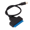 Адаптер - переходник - кабель SATA - USB3.1 Type-C для жесткого диска SSD/HDD 2.5″, черный
