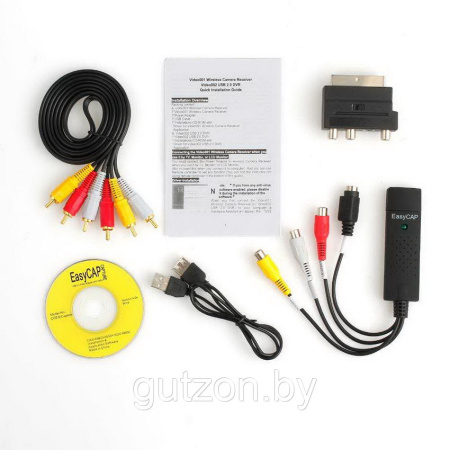 Карта видеозахвата USB2.0 EasierCAP PLUS (Scart)