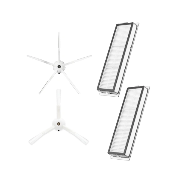 Набор аксессуаров Mini 1 для робота-пылесоса Roborock T65, белые боковые щетки