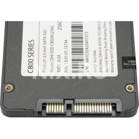 Жесткий диск Dahua C800 Lite 256GB DHI-SSD-C800RS256G (2.5, SATA III, 3D NAND TLC)