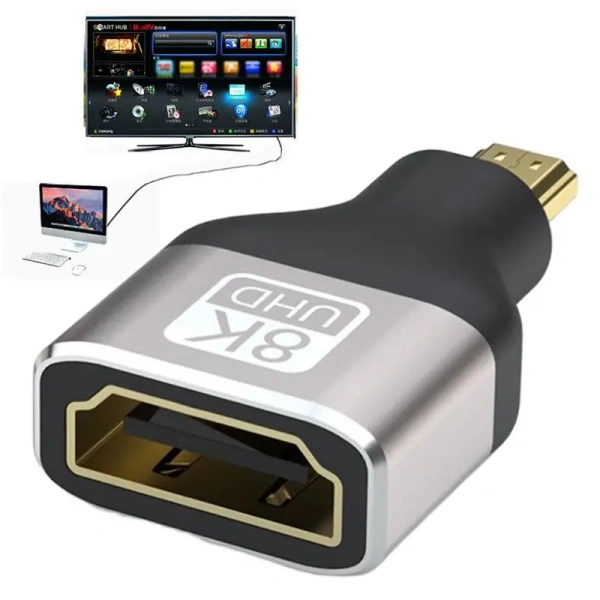 Адаптер - переходник MicroHDMI - HDMI 8K