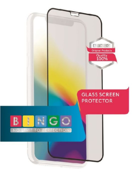 Защитное стекло Bingo Full Silkprint для XIAOMI Redmi 9A/9C/10A/SAMSUNG A12/M12/A02/A02s/A03s, черное