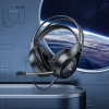 Наушники с микрофоном HOCO W106, полноразмерные игровые, USB+3,5 мм, 1.8 м., черный