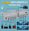 Матричный коммутатор - свитч-сплиттер 4×4 HDMI 4K60Гц PRO, jack 3.5mm, SPDIF/Toslink, RS232, EDID, пульт ДУ