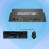 KVM-удлинитель HDMI USB по оптическому кабелю SC до 20км, комплект, черный