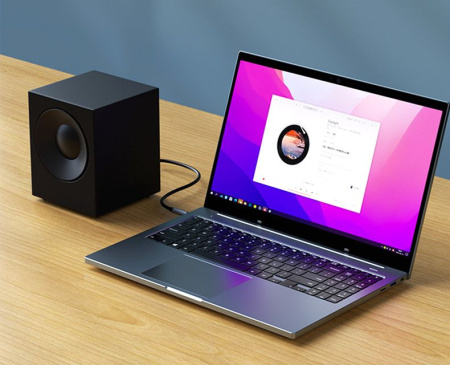 Кабель jack 3.5mm (AUX) - 2х jack 6.35mm моно PRO для микшера, 2 метра, черный