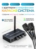 Караоке-система Аудио адаптер Hi-Fi J200, беспроводной микрофон DM-682, комплект: 2 микрофона + приемник