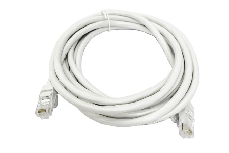 Сетевой кабель - витая пара - RJ45 (LAN) патчкорд UTP CAT-6, 10 метров, белый