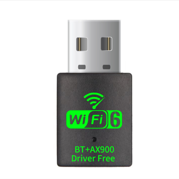Адаптер WIFI 6 - беспроводной Wi-Fi-приемник + Bluetooth 5.4 USB2.0 (Free Driver), два диапазона - 2.4GHz (до 2700 Мбит/с) / 5.8GHz (до 600 Мбит/с)