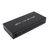Цифровой аудио разветвитель - сплиттер 1x8 оптический (Toslink/SPDIF), активный, черный