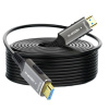 Кабель оптический HDMI v2.0 Optical UltraHD 4K 60Гц, поддержка HDR, ARC, 18 Гбит/с, 100 метров, черный