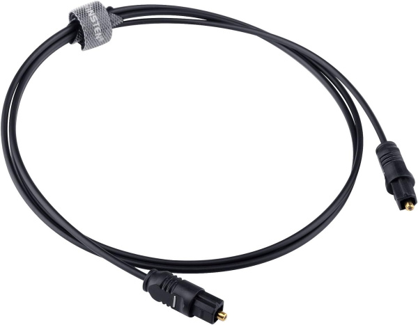 Кабель оптический (Toslink/SPDIF), 1 метр, черный