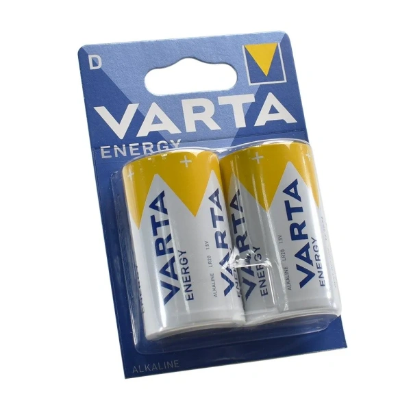 Батарейка - элемент питания VARTA Energy LR20/D/BP2 (бочка)