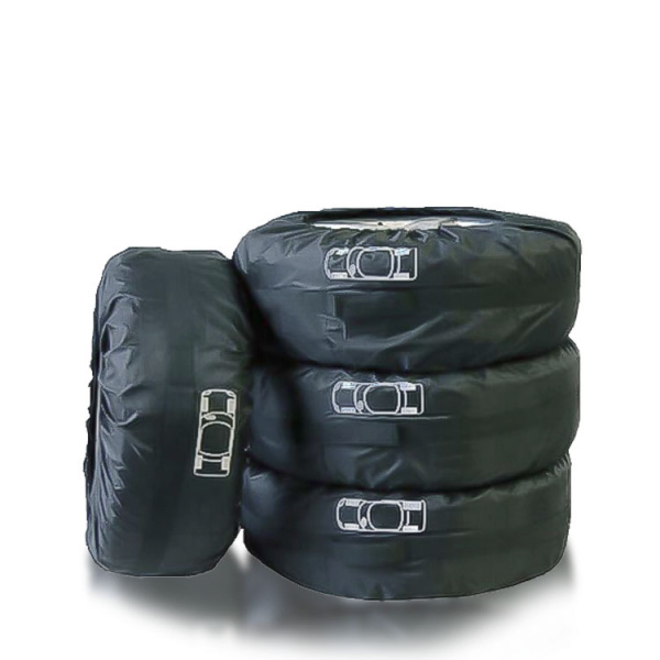 Чехлы для хранения автомобильных колес 18-23 дюймов, пыленепроницаемые, черный