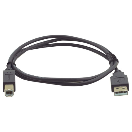 Кабель USB2.0 - USB-B, папа-папа, 5 метров, черный