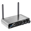 Аудио адаптер Hi-Fi LY18 Bluetooth v5.4 (TX/RX) / оптика (Toslink/SPDIF) / AUX 3.5мм / RCA / USB / картридер TF / функция караоке (MIC 6,35мм), регулировка звука и тембра, пульт ДУ