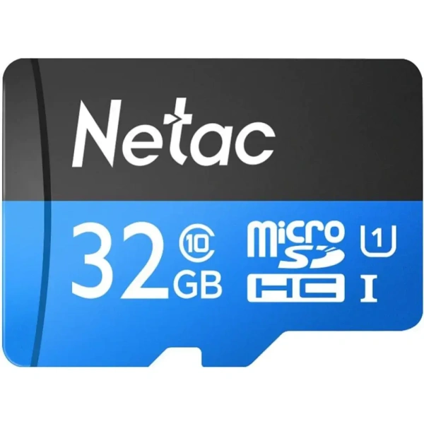 Карта памяти MicroSDHC 32GB Netac P500 Standard NT02P500STN-032G-S