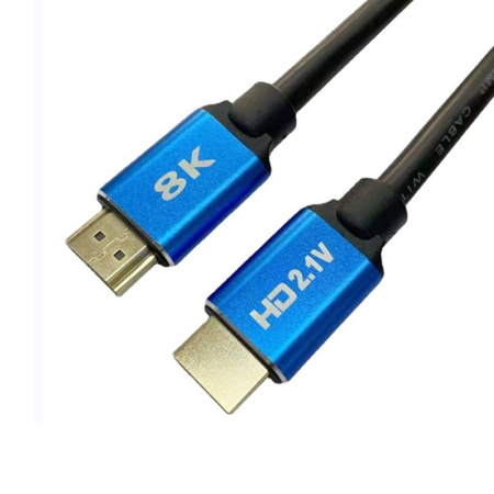 Кабель HDMI v2.1 Premium UltraHD 8K 120Гц, 48 Гбит/с, папа-папа, 15 метров, черный