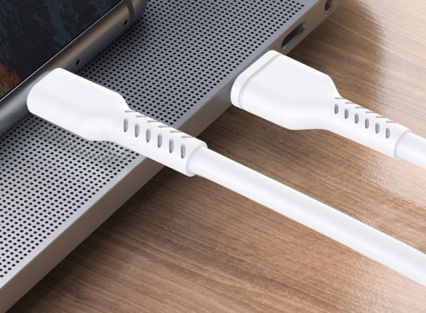 Зарядный USB дата-кабель MicroUSB для сверхбыстрой зарядки, 5A, 2 метра, белый