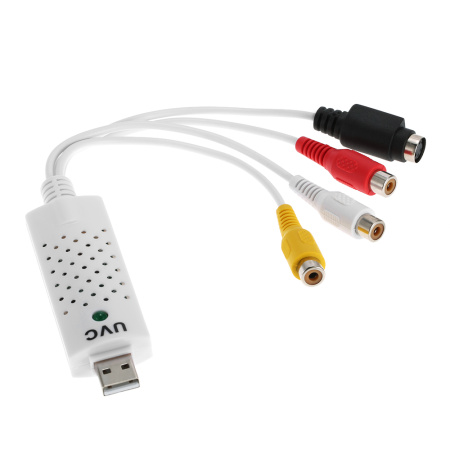 Карта видеозахвата USB2.0 - RCA (AV) UVC, белый