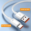 Зарядный USB дата-кабель Type-C для сверхбыстрой зарядки, 10A, 1 метр, белый