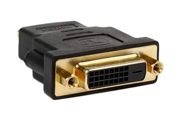 Адаптер - переходник DVI - HDMI, мама-папа, черный