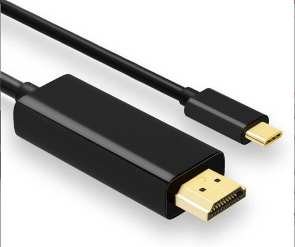 Кабель USB3.1 Type-C - HDMI, UltraHD 4K60Hz, 1,8 метра, черный