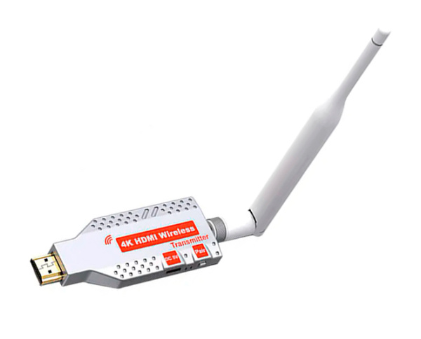 Передатчик удлинителя сигнала HDMI по Wi-Fi до 100 метров, активный, UltraHD 4K