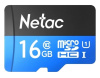 Карта памяти MicroSDHC 16GB Netac P500 Standard (NT02P500STN-016G-S), U1, класс 10