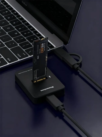 Док-станция для M.2 SSD – NVMe / SATA (NGFF), USB3.0 / USB3.1 Type-C, 10 Гбит/с, до 2 ТБ
