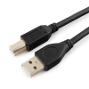 Кабель USB2.0 - USB-B, папа-папа, 5 метров, черный