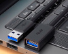 Кабель - удлинитель USB3.0, папа-мама, экранированный, 1,5 метра, черный