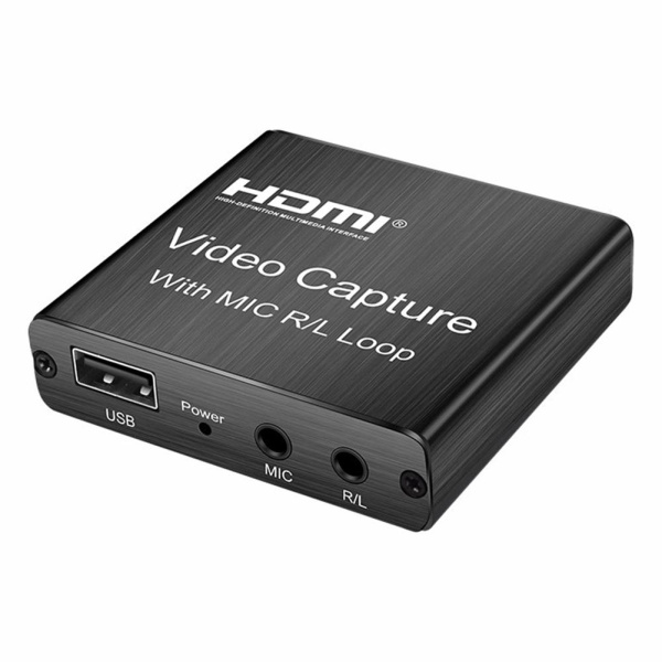 Карта видеозахвата USB - HDMI, ver.04, черный