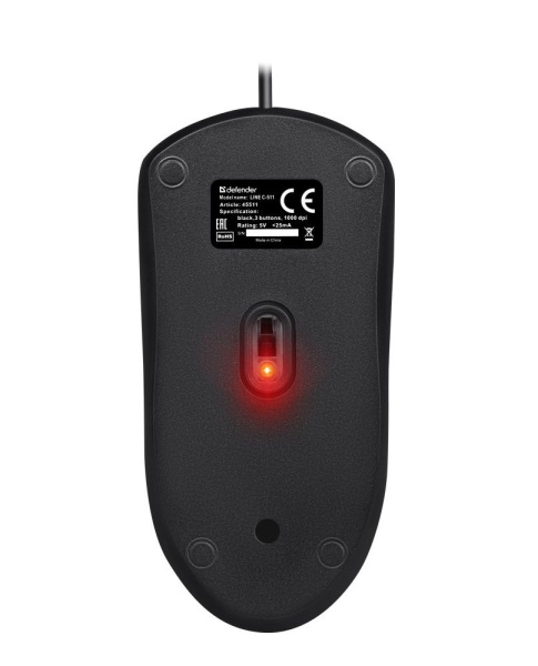 Комплект клавиатура и мышь Defender Line C-511 45511, черный