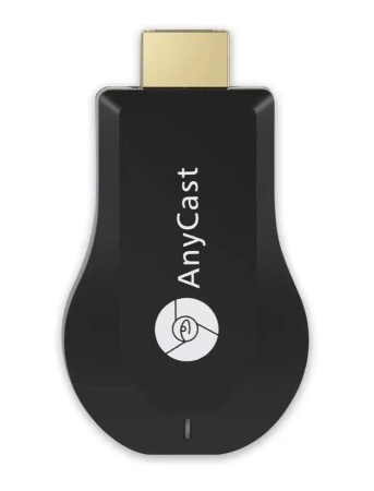 Адаптер - донгл - HDMI WiFi-приемник Anycast M100 4K для подключения смартфона к телевизору, двухдиапазонный - 2.4/5GHz, черный