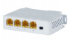 Разветвитель RJ45 (повторитель, удлинитель, ретранслятор, расширитель) POE портов 1х3 до 1000 Мбит/с, для IP-портов POE-коммутатора, IP-камеры