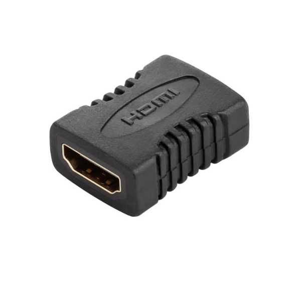 Адаптер - переходник HDMI - HDMI, мама-мама, черный