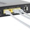 Сетевой кабель RJ45 - витая пара - патчкорд FTP CAT-7 10 Гбит/с POE, бескислородная медь, двойное экранирование, 20 метров, белый