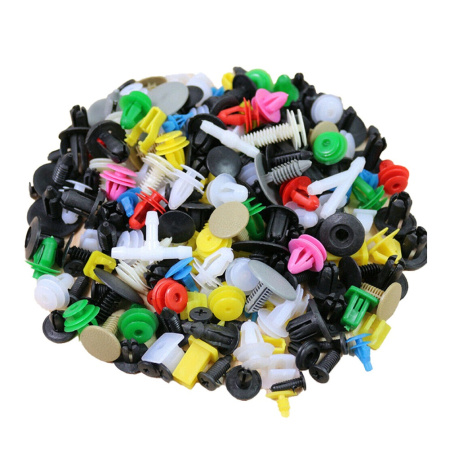 Автомобильные клипсы - заклепки для салона - пистоны, набор 200 штук