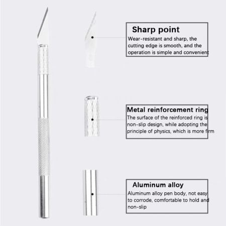 Набор ножей для резьбы по дереву MOD02, 52 предмета