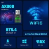 Адаптер WIFI 6 - беспроводной Wi-Fi-приемник + Bluetooth 5.4 USB2.0 (Free Driver), два диапазона - 2.4GHz (до 2700 Мбит/с) / 5.8GHz (до 600 Мбит/с)
