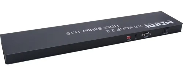 Разветвитель - сплиттер HDMI 1x16, UHD 4K 60HZ, RS232, EDID (программируемый)