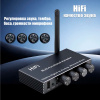 Аудио адаптер Hi-Fi J200 приемник (RX) Bluetooth v5.4 - оптика (Toslink/SPDIF) / AUX 3.5мм / RCA / USB, функция караоке (MIC 6,35мм), регулировка звука, тембра и громкости микрофона, пульт ДУ