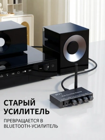 Караоке-система Аудио адаптер Hi-Fi J200, беспроводной микрофон DM-684, комплект: 4 микрофона + приемник