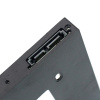 Адаптер SATA III - внутренний корпус для SSD/HDD для ноутбука - optibay (оптибей), 12,7мм, пластик, черный