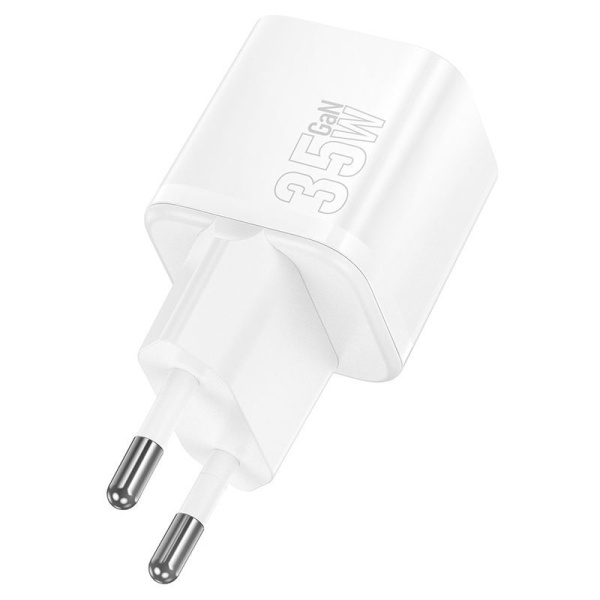 Зарядное устройство сетевое - блок питания HOCO N66, USB Type-C PD35W, белый