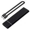 Внешний корпус - бокс для жесткого диска SSD M.2 NVME - USB-C/USB-С, алюминий, черный