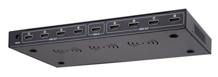 Адаптер - разветвитель - сплиттер 1×8 HDMI, FullHD 1080p 3D, ver.02, активный, черный