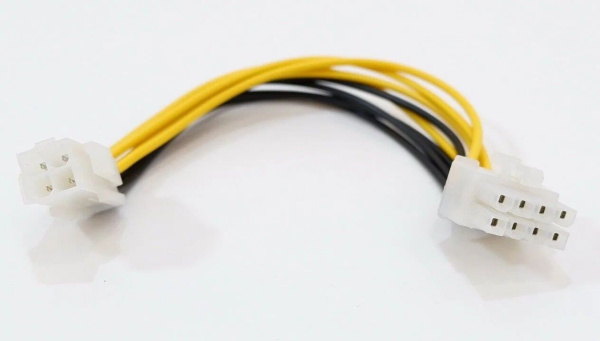 Кабель - переходник CPU 8 pin - 4 pin