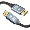 Кабель DisplayPort v1.4 (DP1.4) - 8K 60Гц / 4K 144Гц / 2K 165Гц, поддержка HDR, 32.4 Гбит/с, 2 метра, в оплетке, черный